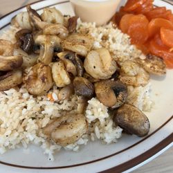 Koto's Japanese Restaurants - Hibachi Shrimp & Mushrooms