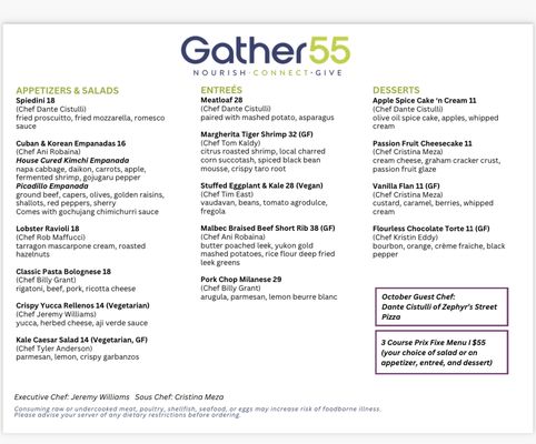 Menu photo 5 Gather55 Hartford, CT