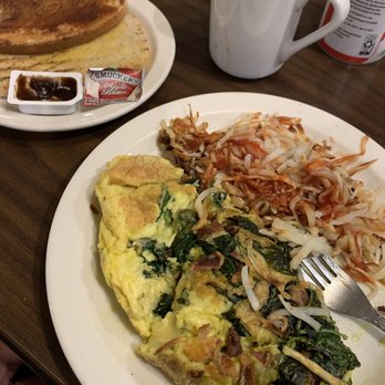 Louie's Waffle House - Omelette with Spinach and Monterey Cheese. - Breakfast & Brunch Near Me - Joliet, Illinois Louie's Waffle House - Omelette with Spinach and Monterey Cheese. - Breakfast & Brunch Near Me - Joliet, Illinois