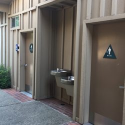 Modern Skin By April - You need a key to unlock the bathrooms and they are available in the lobby