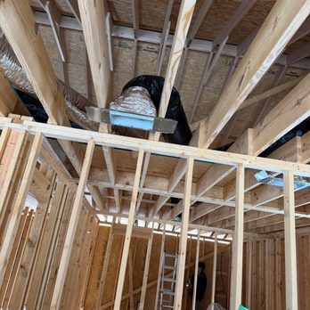 HHM Custom Homes - HVAC rough-in and framing
Mechanical rough-in and framing prior to insulation and drywall. - General Contractors Near Me - Charlotte, North Carolina HHM Custom Homes - HVAC rough-in and framing
Mechanical rough-in and framing prior to insulation and drywall. - General Contractors Near Me - Charlotte, North Carolina