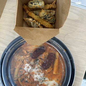 Bunsik - Rose tteopokki (sp?) take out. - Korean Near Me - Bellevue, Washington