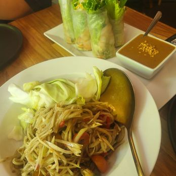 Hiso - Papaya salad! Lao style! Careful...2 chilis made me sweat! - Laotian Near Me - Sacramento, California