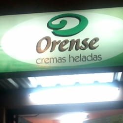 Helados Orense - Cartel principal