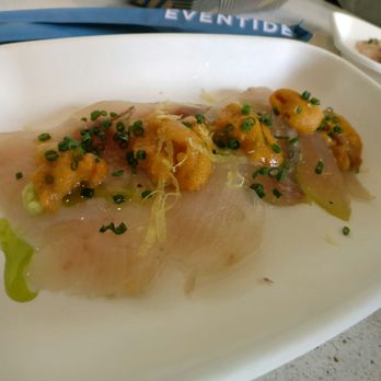 Eventide - Fenway - Maine hiramasa crudo - Seafood Near Me - Boston, Massachusetts Eventide - Fenway - Maine hiramasa crudo - Seafood Near Me - Boston, Massachusetts