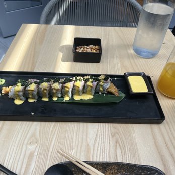 Yunta Nikkei - Parrillero Maki Ebi Furai, Tuna, Avocado, Nikkei Chimichurri, Ahi Citrus - Peruvian Near Me - Charlotte, North Carolina