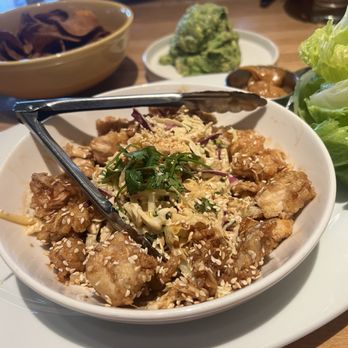 Doc B's Restaurant + Bar - Lettuce wraps with guac in the back - Bars Near Me - Indianapolis, Indiana