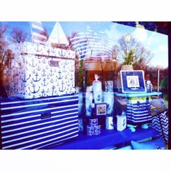 Whimsicality - Window display for summer - so cute & nautical!