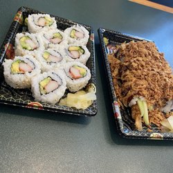 Sushi Hut - California Roll, Onion Crunch