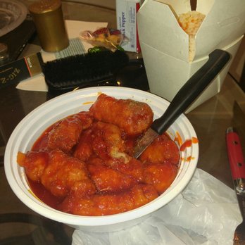 Haang's Bistro - Sweet & Sour Chicken with a pint of white rice (YUM!) - Chinese Near Me - Walled Lake, Michigan Haang's Bistro - Sweet & Sour Chicken with a pint of white rice (YUM!) - Chinese Near Me - Walled Lake, Michigan
