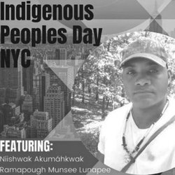 Ramapough Mountain Indians - Flyer for Two Clouds to speak on behalf of the Ramapough.