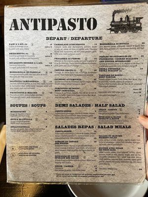 Menu photo 4 Restaurant Antipasto Mont-Tremblant, QC Menu photo 4 Restaurant Antipasto Mont-Tremblant, QC