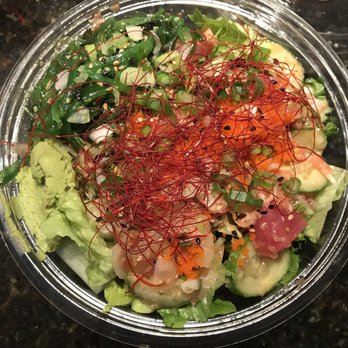 Pokeworks - Lava bowl with tuna and salmon - Poke Near Me - Troy, Michigan