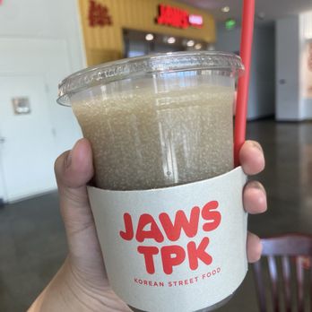 Jaws Topokki - Sikhye Slushie/ 식혜 슬러시 - Korean Near Me - Buena Park, California Jaws Topokki - Sikhye Slushie/ 식혜 슬러시 - Korean Near Me - Buena Park, California