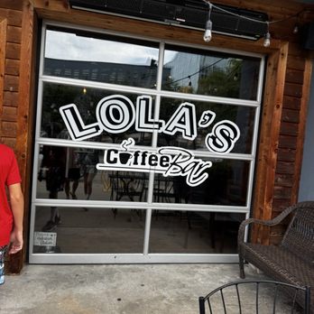 Lola's Coffee + Bar - Garage door entrance - Coffee & Tea Near Me - Cincinnati, Ohio