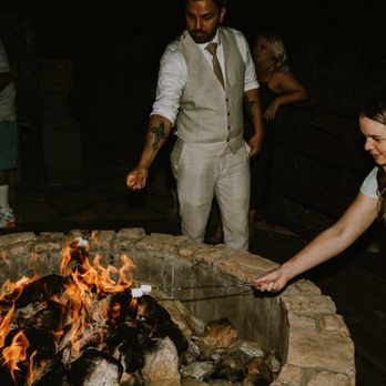Serendipity Garden Weddings - S'mores bonfire pit - Wedding Planning Near Me - Yucaipa, California
