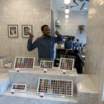 andSons Chocolates - Anthony the great mixologist !!! He rocks the latte. - Chocolatiers & Shops Near Me - Beverly Hills, California
