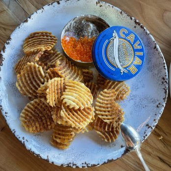 Lion and Owl - Chips and dip with smoked trout roe - Breakfast & Brunch Near Me - Eugene, Oregon Lion and Owl - Chips and dip with smoked trout roe - Breakfast & Brunch Near Me - Eugene, Oregon