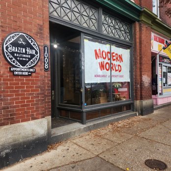 Modern World - a storefront on a city street - Beverage Store Near Me - Baltimore, Maryland Modern World - a storefront on a city street - Beverage Store Near Me - Baltimore, Maryland