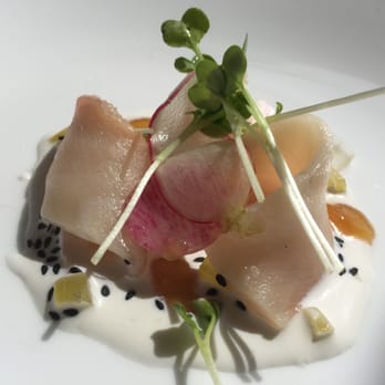 Auberge du Soleil - Raw Hamachi with black sesame seeds - Hotels Near Me - Rutherford, California Auberge du Soleil - Raw Hamachi with black sesame seeds - Hotels Near Me - Rutherford, California