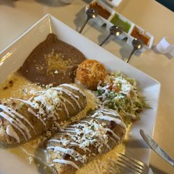 El Charro Loco - Chimichanga dinner  - steak and chicken