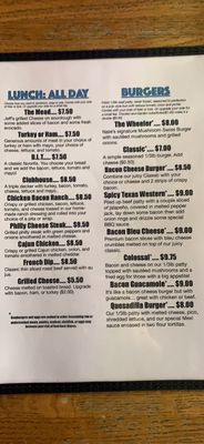 Menu photo 2 Conway's Restaurant & Lounge Springfield, OR