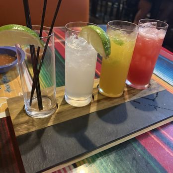 Casa Linda - Margarita flight- classic, spicy mango and strawberry - Mexican Near Me - Boynton Beach, Florida Casa Linda - Margarita flight- classic, spicy mango and strawberry - Mexican Near Me - Boynton Beach, Florida