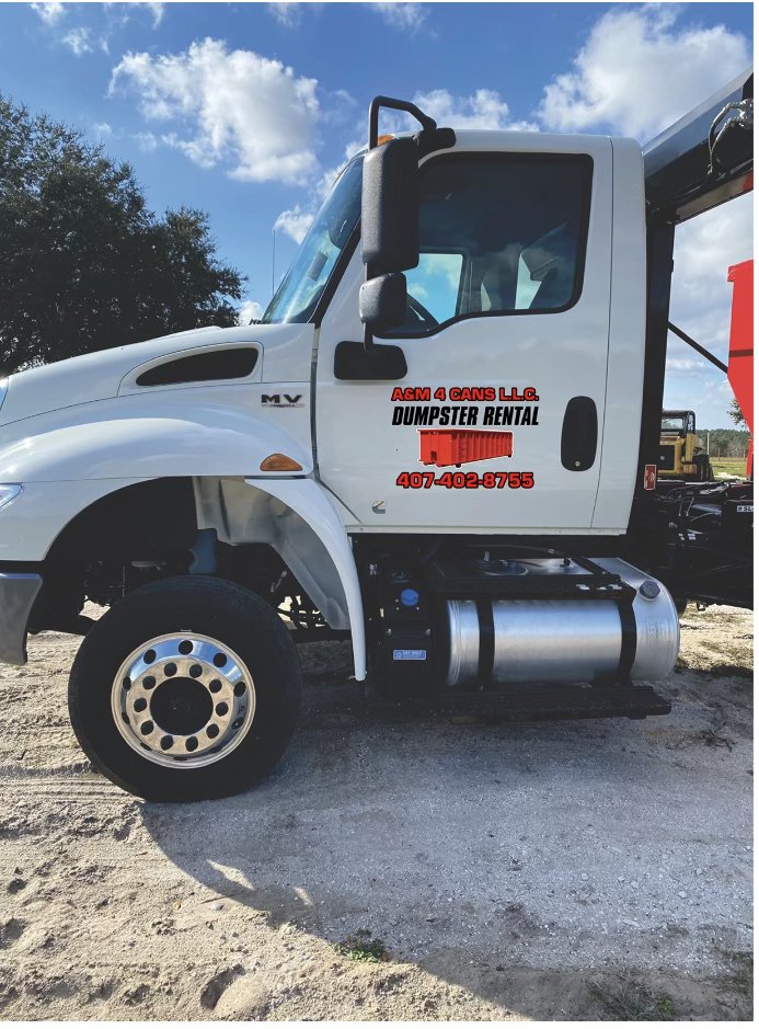 A&M 4 CANS CLOSED Updated June 2024 Groveland, Florida Dumpster