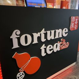 Fortune Tea - a sign for fortune tea - Bubble Tea Near Me - Toronto, Ontario