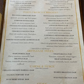 Prosecco22 - Menu as of 12/18/2022. - Italian Near Me - Pembroke Pines, Florida