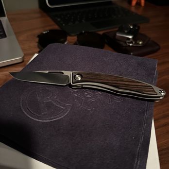 The Last Wind-Up - Mnandi Ebony CRK knife - Watches Near Me - Bozeman, Montana The Last Wind-Up - Mnandi Ebony CRK knife - Watches Near Me - Bozeman, Montana