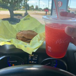 McDonald's - McChicken and Slushie