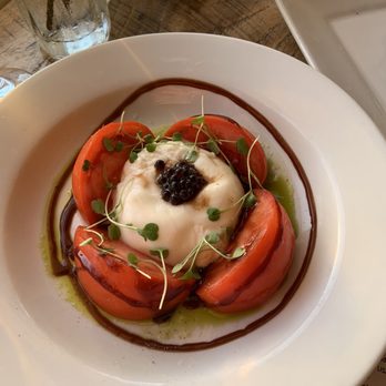 The Sunset Restaurant - Burrata and Heirloom Tomato Salad Dinner - New American Near Me - Malibu, California The Sunset Restaurant - Burrata and Heirloom Tomato Salad Dinner - New American Near Me - Malibu, California