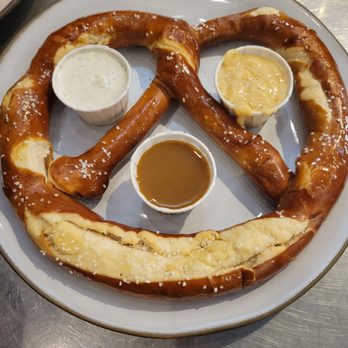 Dawson's Bar & Grill - Pretzel with cheese sauce - Bars Near Me - Dixon, California Dawson's Bar & Grill - Pretzel with cheese sauce - Bars Near Me - Dixon, California