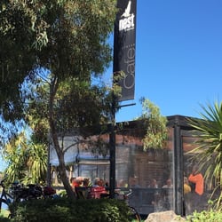 Nest at Waterways Cafe - The side view and one of the entrances.