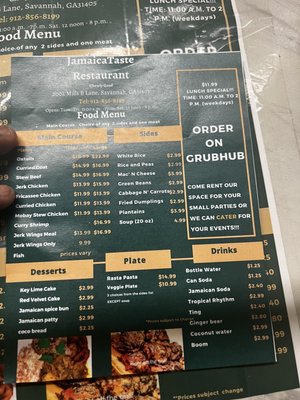 Menu photo 4 Jamaica Taste Savannah, GA