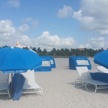 Boucher Brothers - Chairs are $20, Umbrella's $15 and day bed's $75 South Beach @ 7th Street - Beaches Near Me - Miami Beach, Florida Boucher Brothers - Chairs are $20, Umbrella's $15 and day bed's $75 South Beach @ 7th Street - Beaches Near Me - Miami Beach, Florida