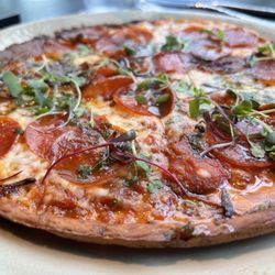 Puttshack - Nashville - Gluten Free Flatbread (Pepperoni Buzz)