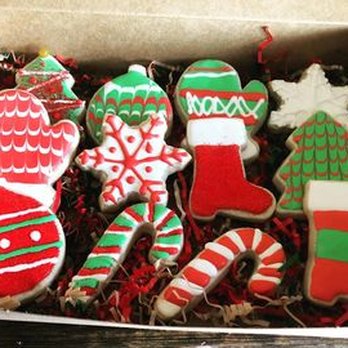 Two for Joy Bakery - a box of decorated cookies - Custom Cakes Near Me Two for Joy Bakery - a box of decorated cookies - Custom Cakes Near Me