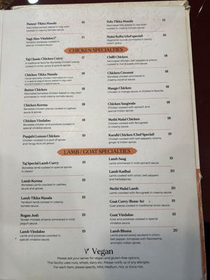 Menu photo 4 Taj Grill Indian Cuisine Napa, CA Menu photo 4 Taj Grill Indian Cuisine Napa, CA