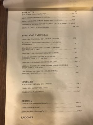 Menu photo 4 El Galeon Mostoles, M