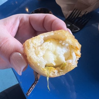 Jake's Coastal Cantina - Inside of stuffed squash - Mexican Near Me - Indian Rocks Beach, Florida Jake's Coastal Cantina - Inside of stuffed squash - Mexican Near Me - Indian Rocks Beach, Florida