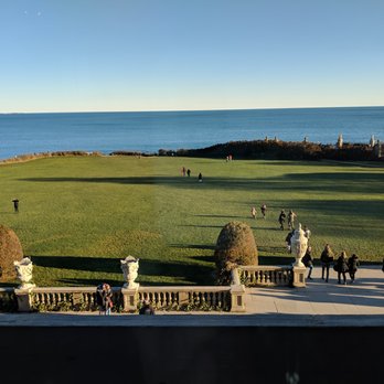 Newport Mansions - Breakers - The view of the back. - Landmarks & Historical Buildings Near Me - Newport, Rhode Island