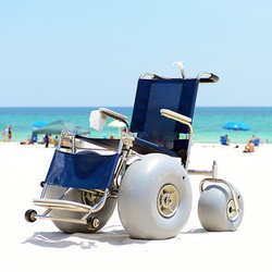 Beach wheelchair