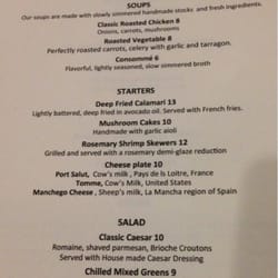 Krush - Menu