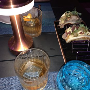 La Terrazza Rooftop Bar & Grill - Panino dish from Small Bites menu and When Pigs Fly cocktail - Desserts Near Me - Miami, Florida La Terrazza Rooftop Bar & Grill - Panino dish from Small Bites menu and When Pigs Fly cocktail - Desserts Near Me - Miami, Florida