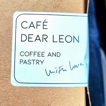 Café Dear Leon - "With Love" note on the box seal. - Cafes Near Me - Baltimore, Maryland Café Dear Leon - "With Love" note on the box seal. - Cafes Near Me - Baltimore, Maryland