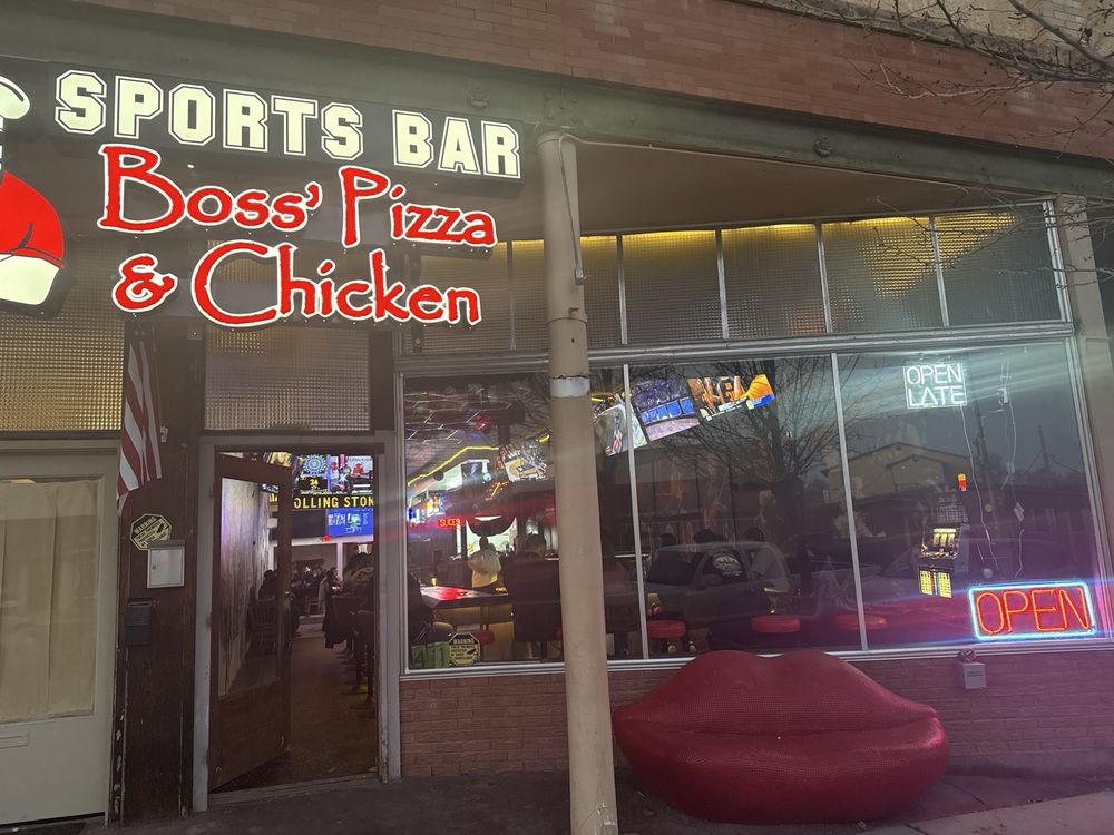 Boss’s Pizza & Chicken Spots Bar Logo