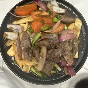 Cafe Peru - Lomo Saltado - so good!! - Peruvian Near Me - Henderson, Nevada
