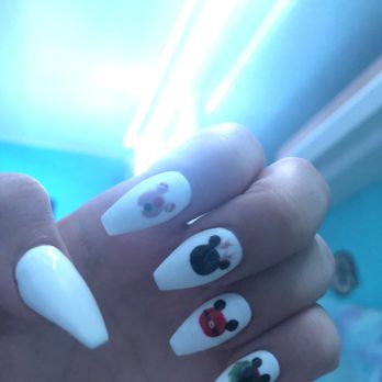 Perfection Nails - How it came out it differed from the picture but she still made it cute!! - Nail Salons Near Me - Mililani, Hawaii